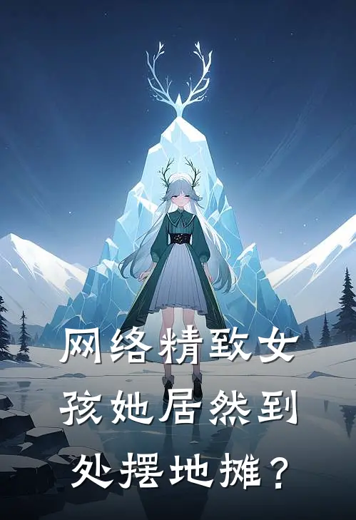 网络精致女孩她居然到处摆地摊？