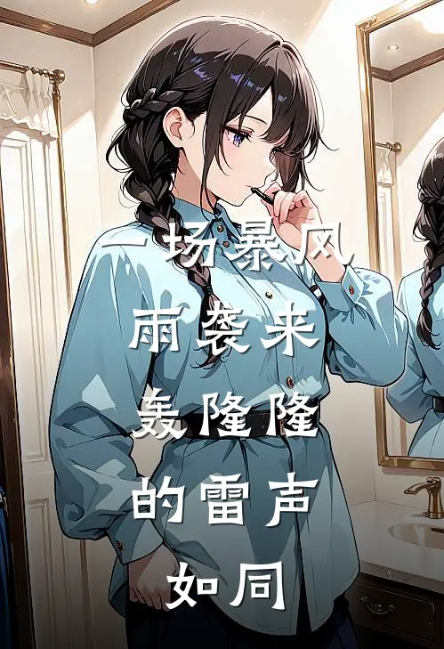 一场暴风雨袭来,轰隆隆的雷声,如同